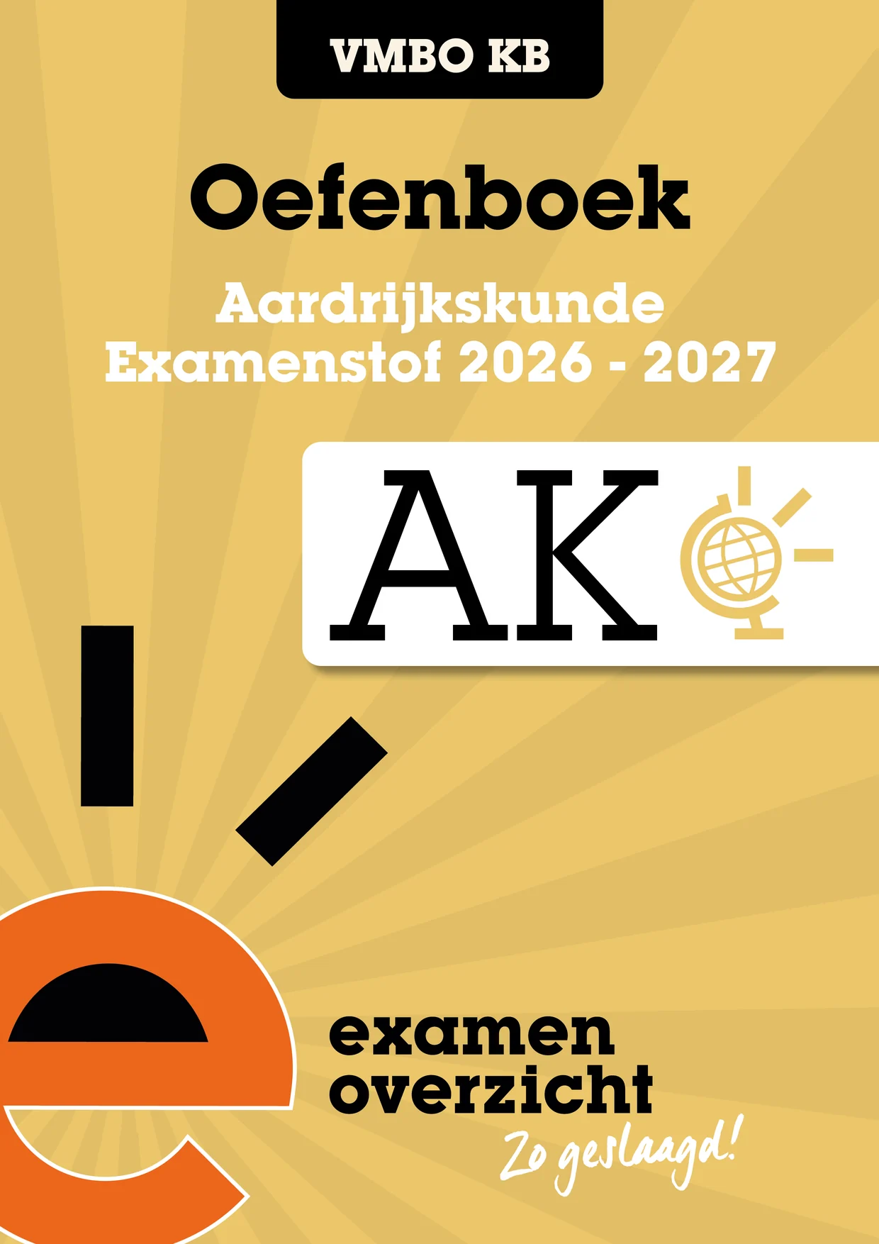 Omslag van Oefenboek aardrijkskunde vmbo-kb