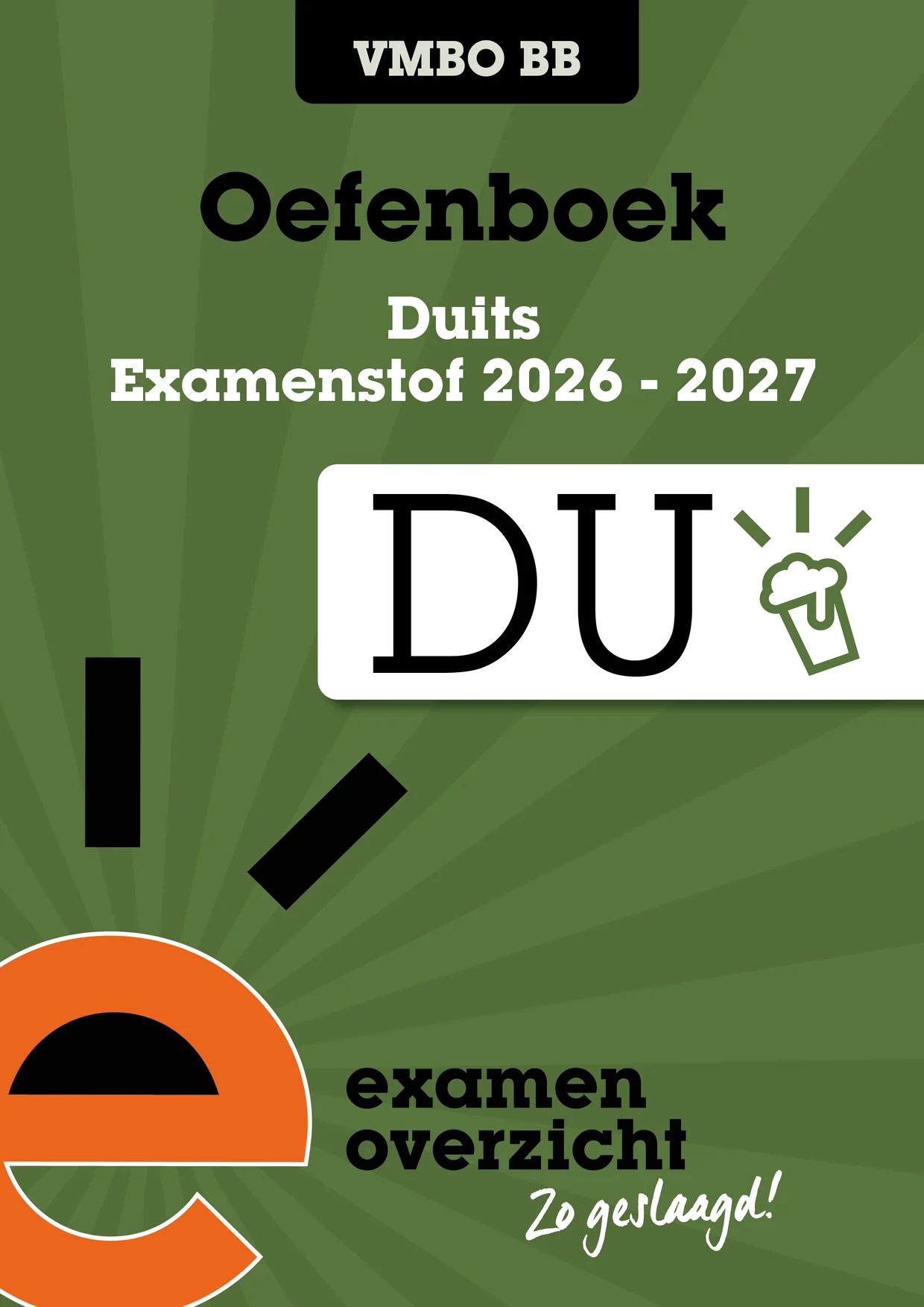 Omslag van Oefenboek Duits vmbo-bb