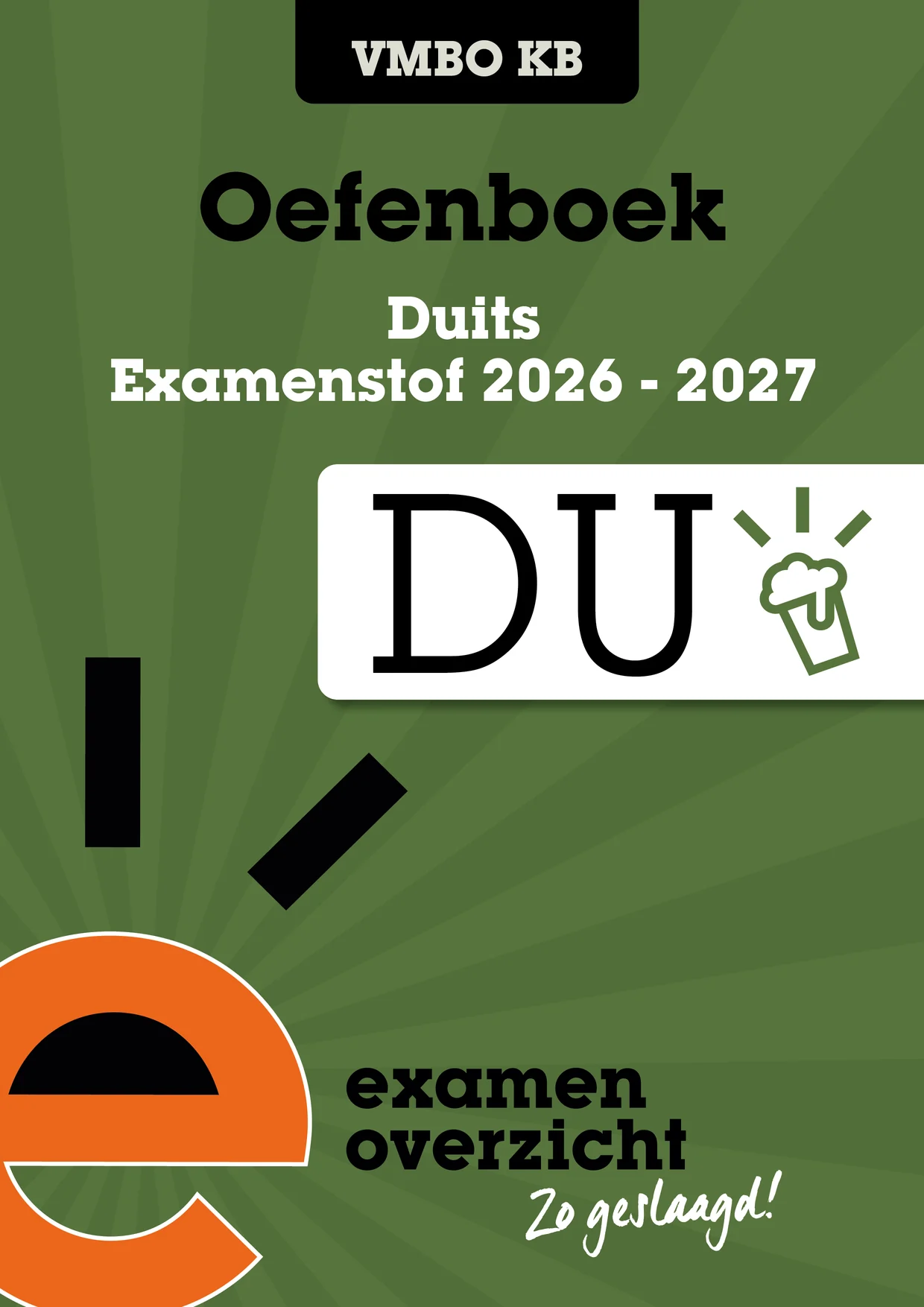 Omslag van Oefenboek Duits vmbo-kb