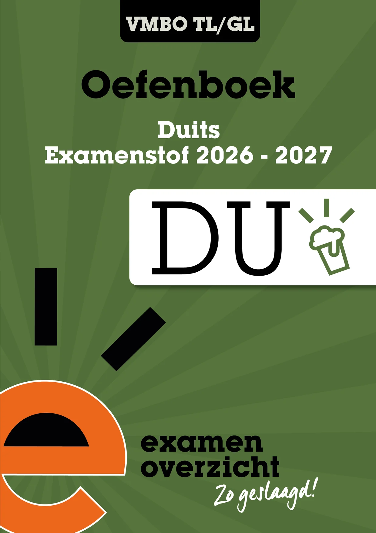 Omslag van Oefenboek Duits vmbo-tl