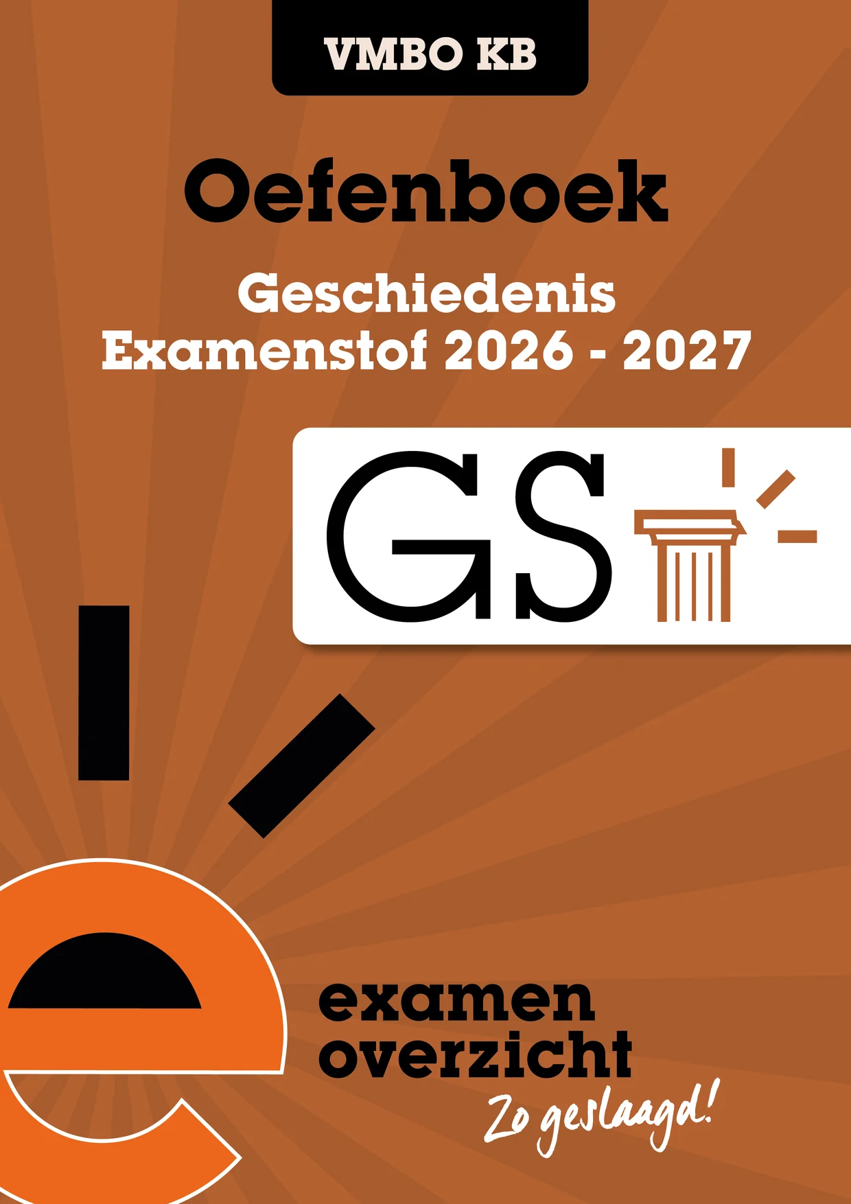 Omslag van Oefenboek geschiedenis vmbo-kb