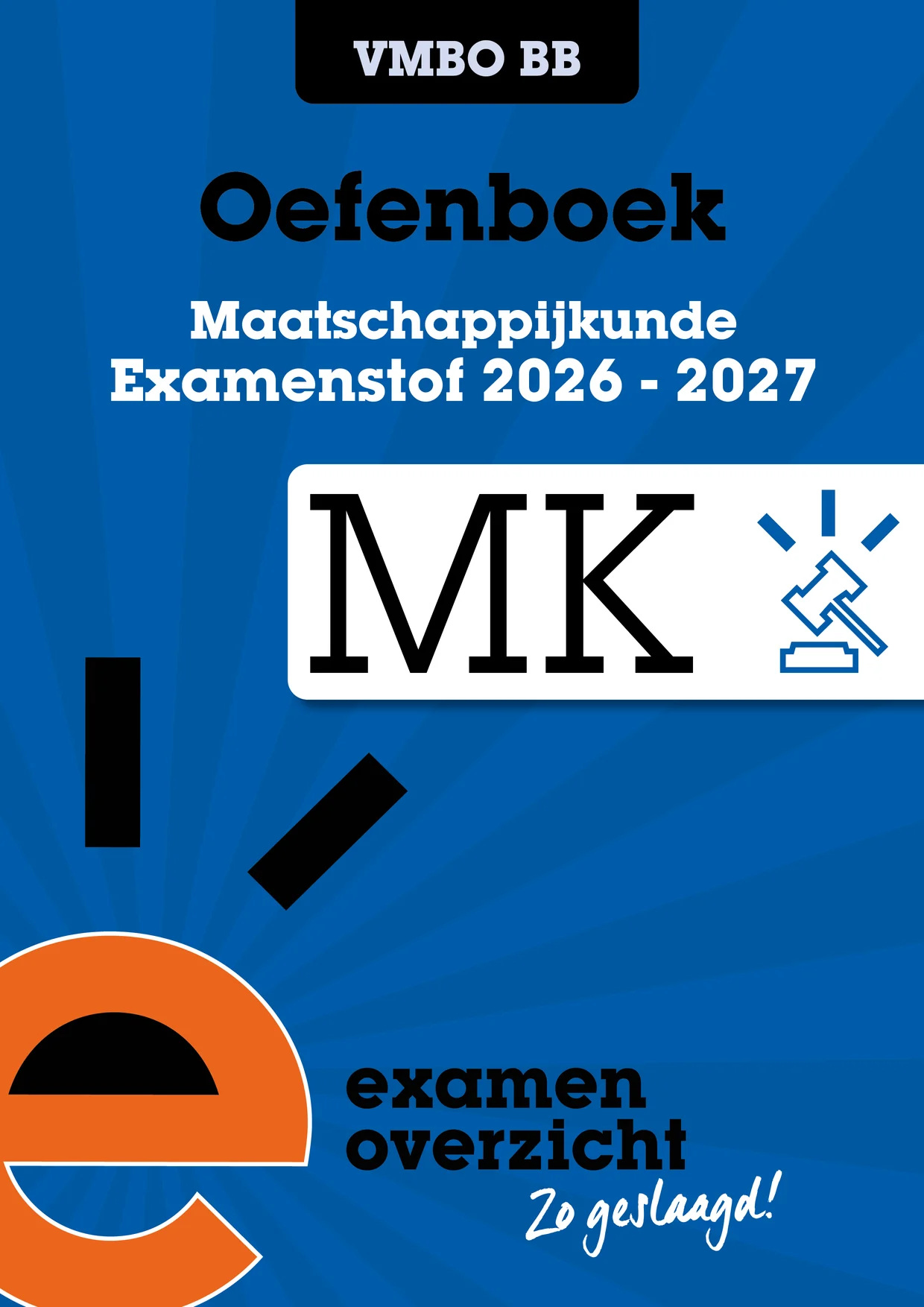 Omslag van Oefenboek maatschappijkunde vmbo-bb