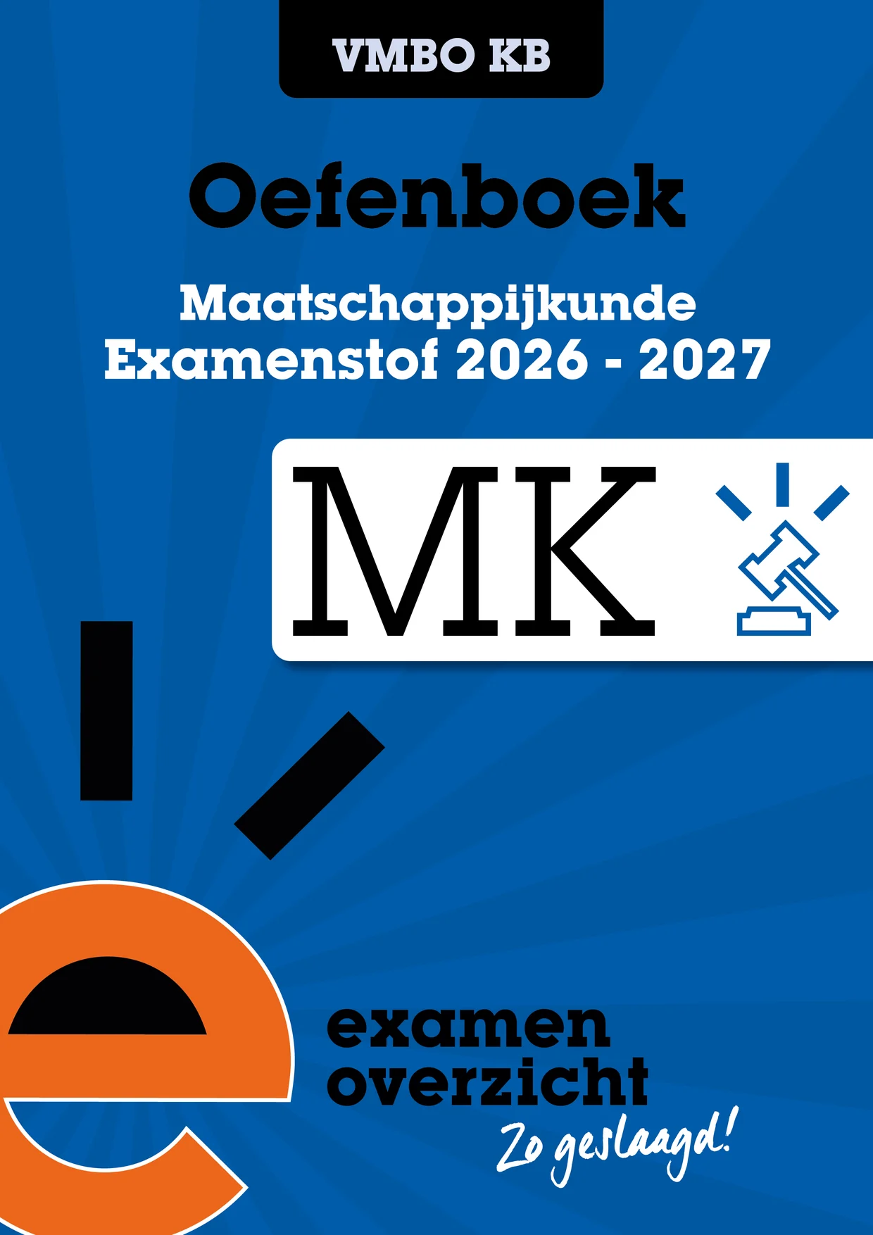 Omslag van Oefenboek maatschappijkunde vmbo-kb