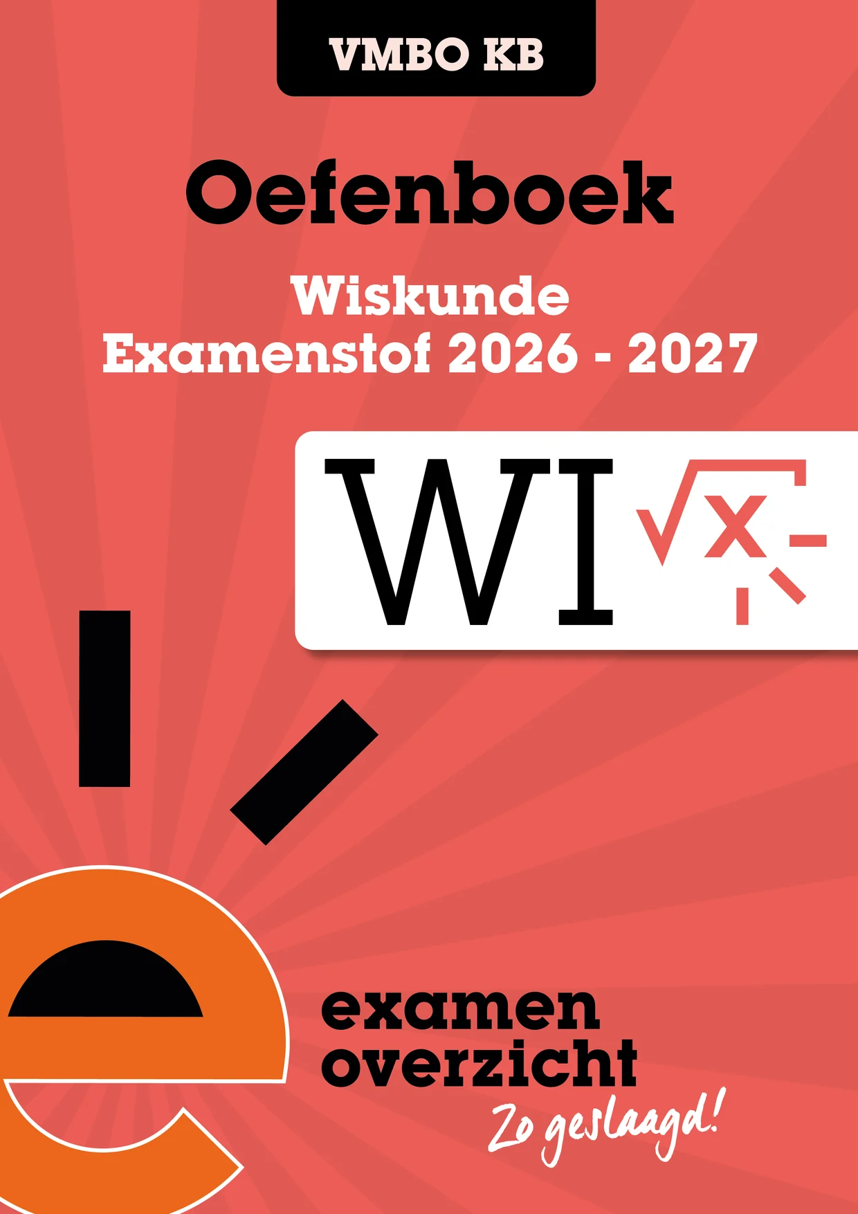 Omslag van Oefenboek wiskunde vmbo-kb