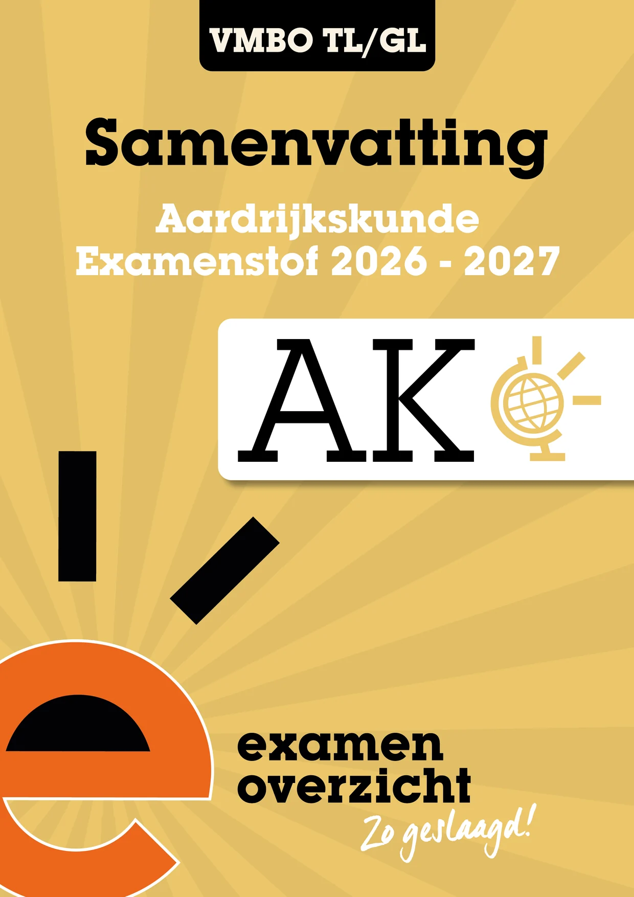 Omslag van Samenvatting aardrijkskunde vmbo-tl