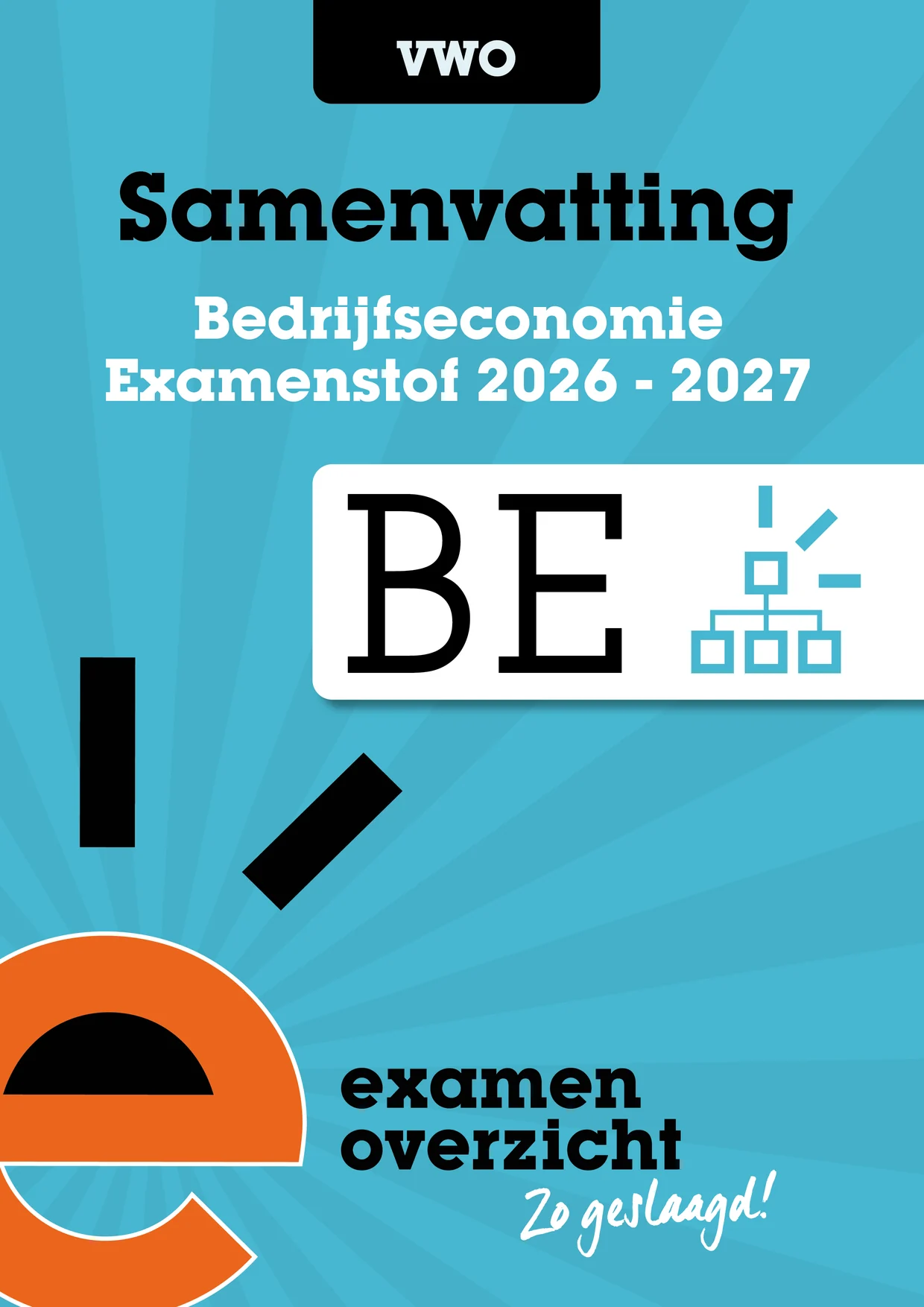 Omslag van Samenvatting bedrijfseconomie vwo
