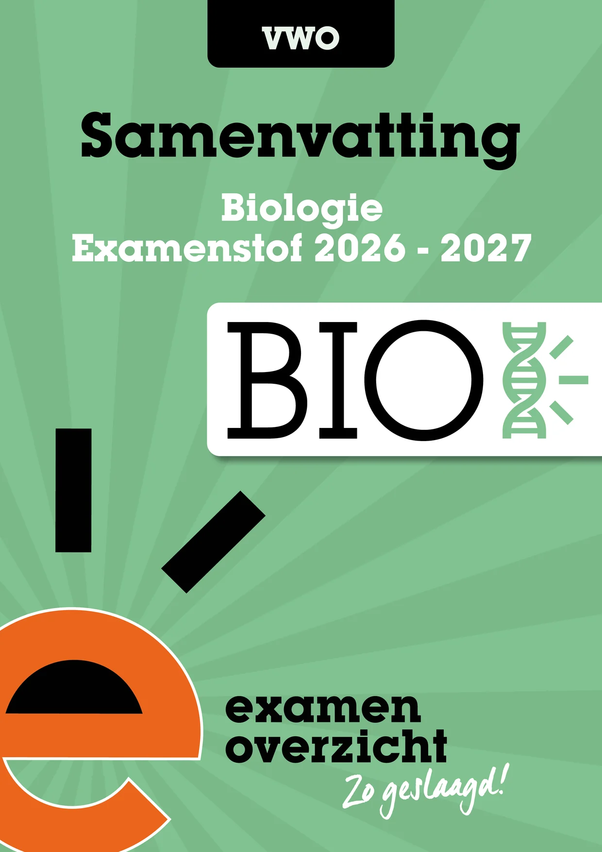 Omslag van Samenvatting biologie vwo