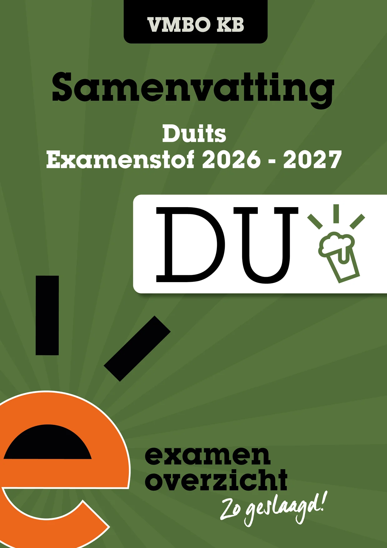 Omslag van Samenvatting Duits vmbo-kb