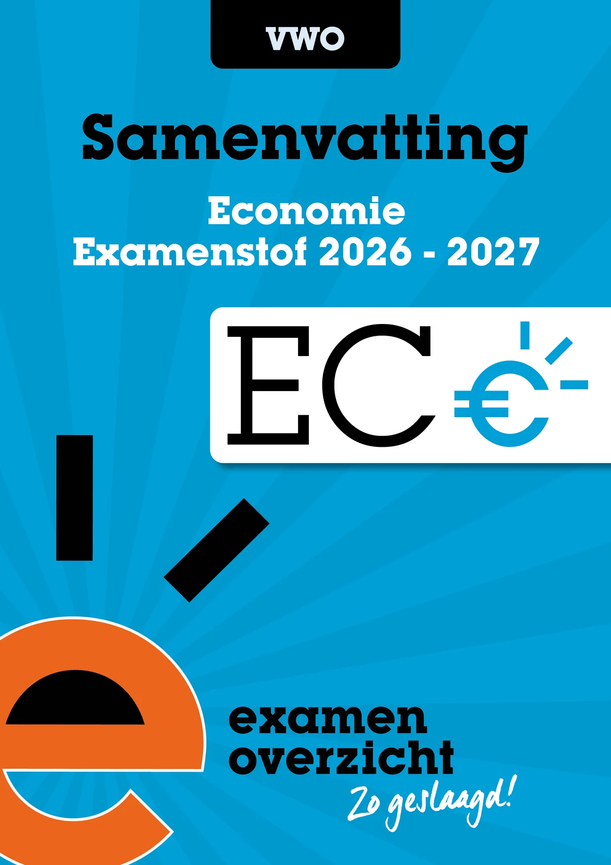 Omslag van Samenvatting economie vwo