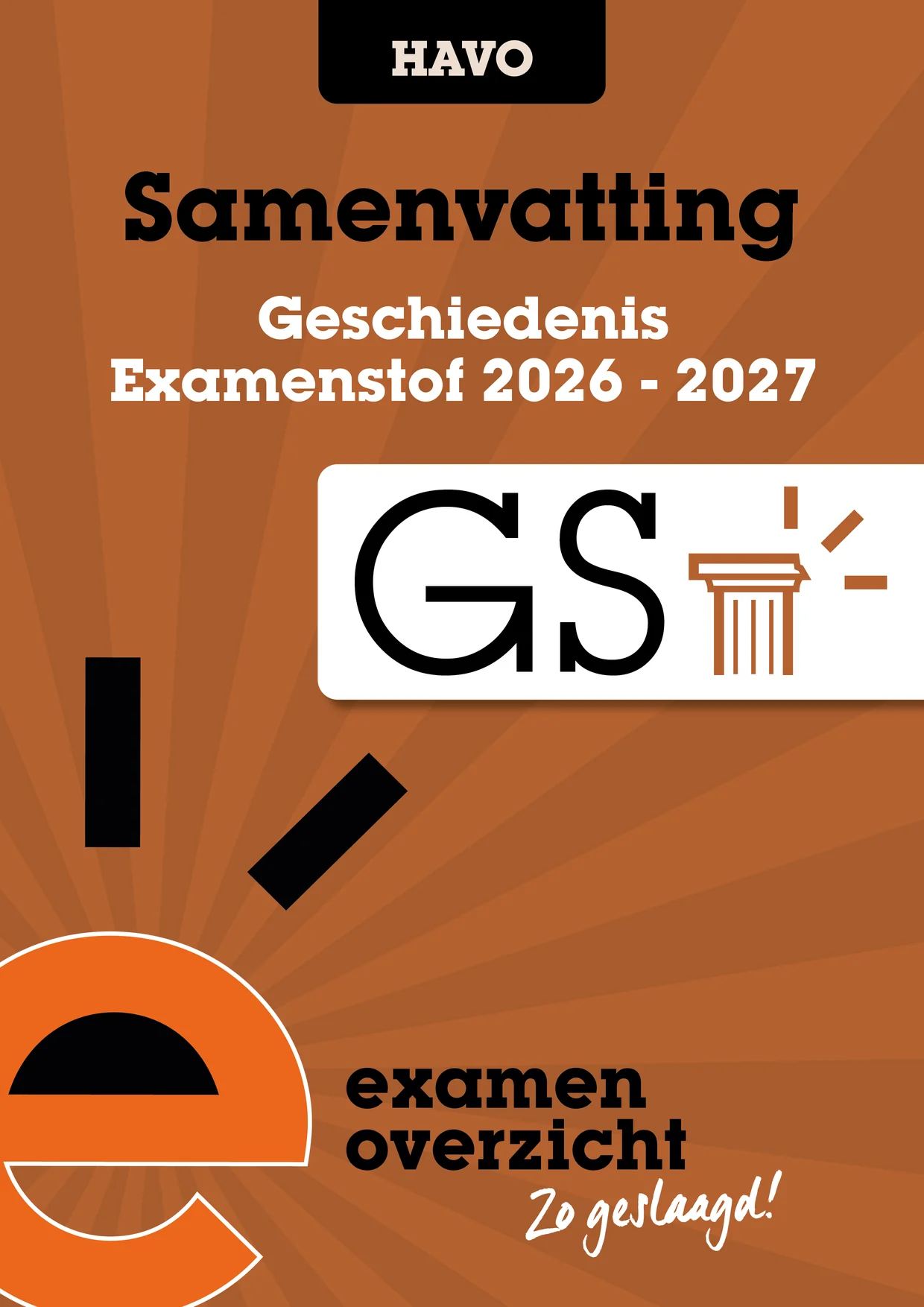 Omslag van Samenvatting geschiedenis havo