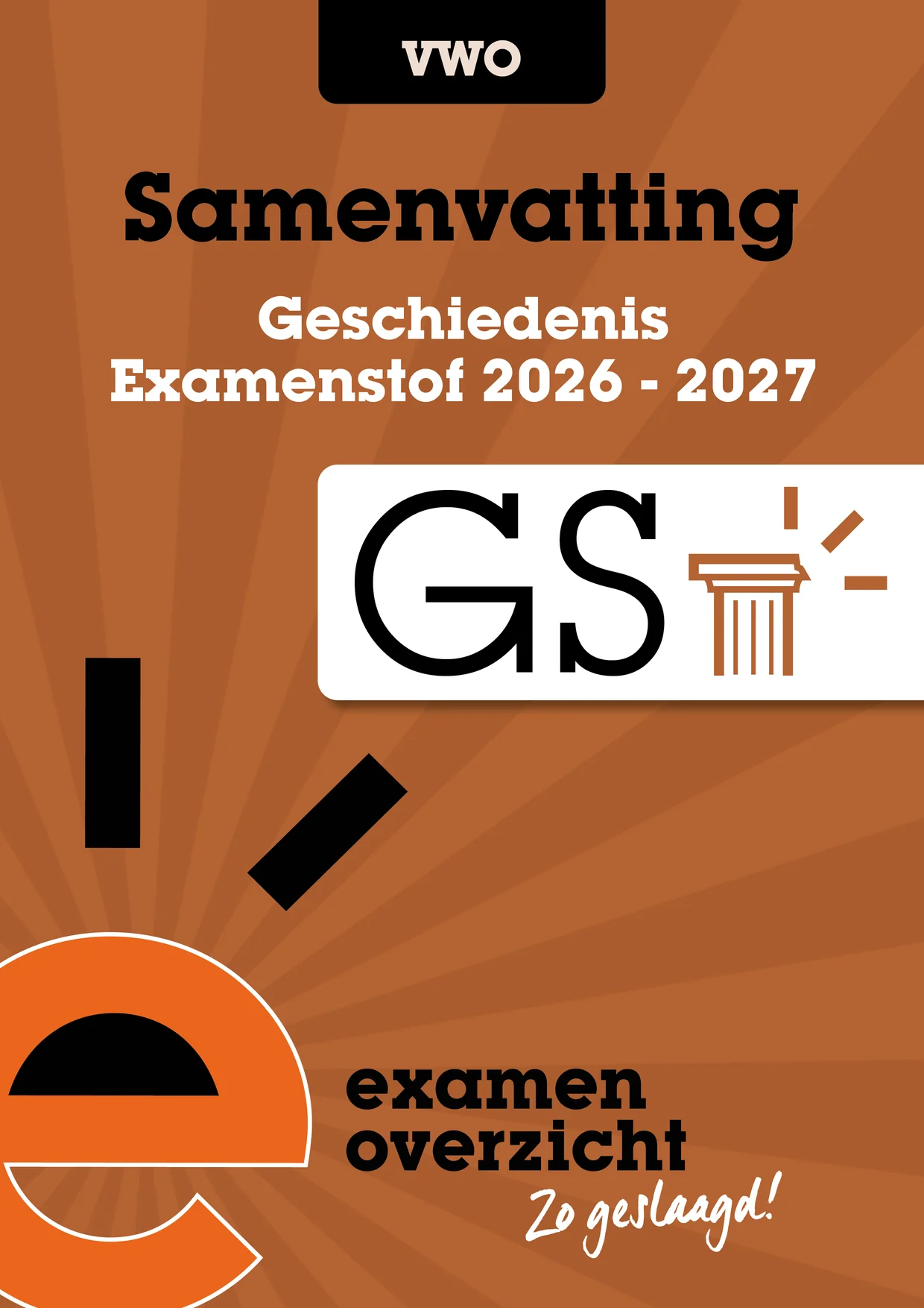 Omslag van Samenvatting geschiedenis vwo