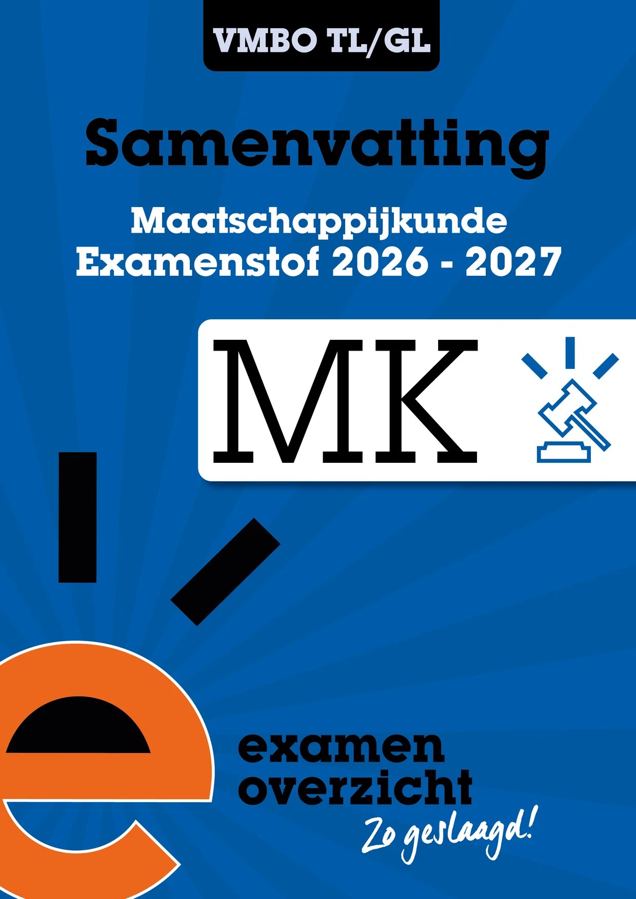 Omslag van Samenvatting maatschappijkunde vmbo-tl