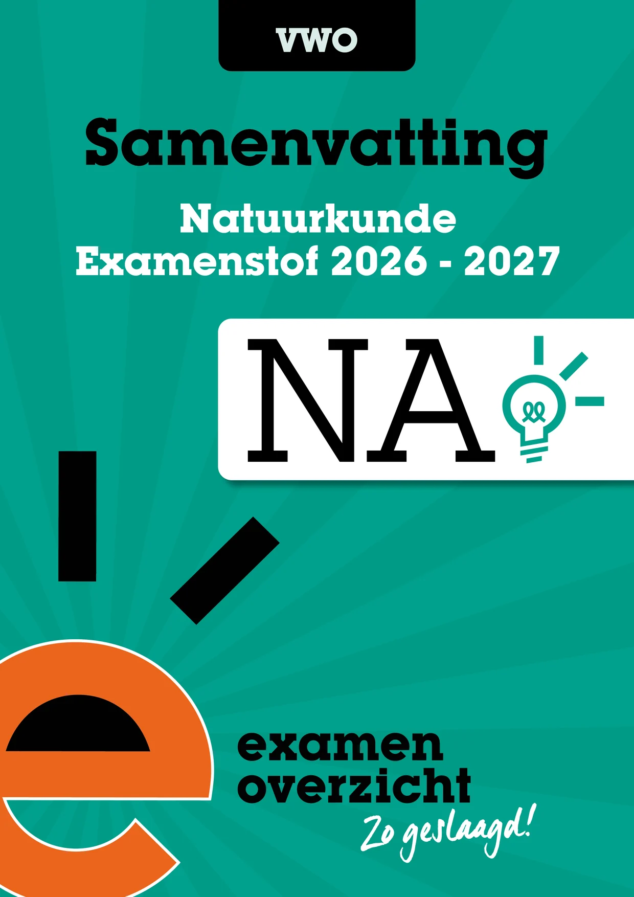 Omslag van Samenvatting natuurkunde vwo