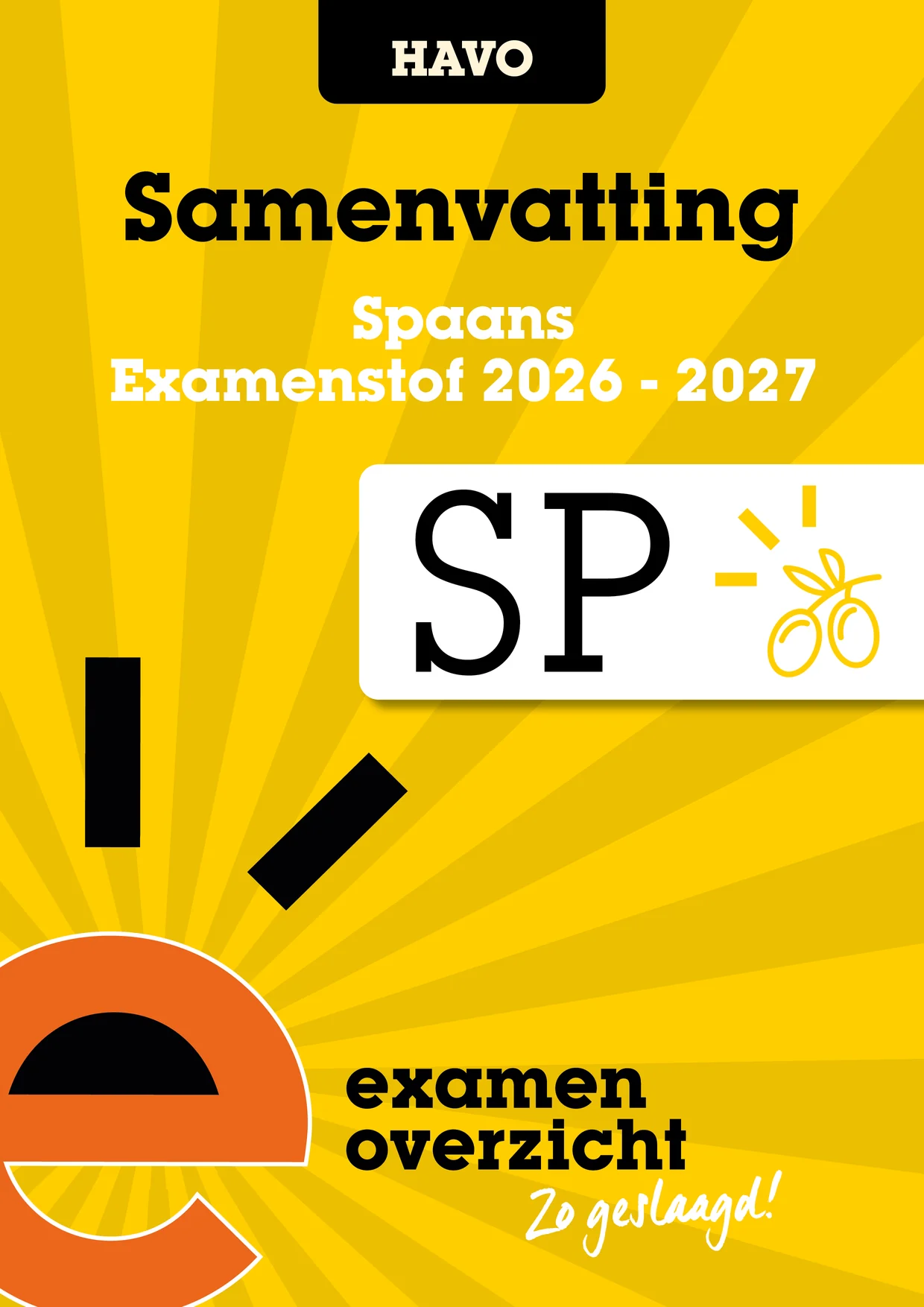 Omslag van Samenvatting Spaans havo